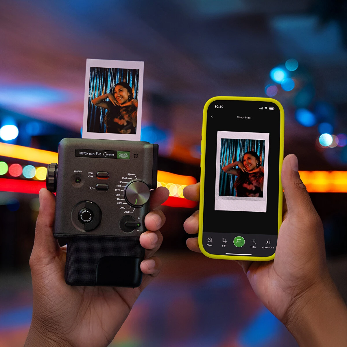 Fujifilm Instax Mini Evo Cinema Şipşak Fotoğraf Makinesi