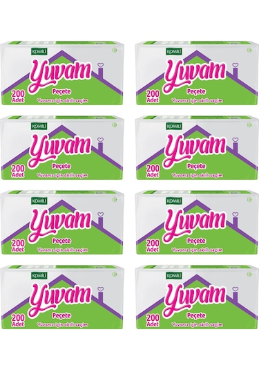 Komili Yuvam Peçete 200 Lü X 8 Adet