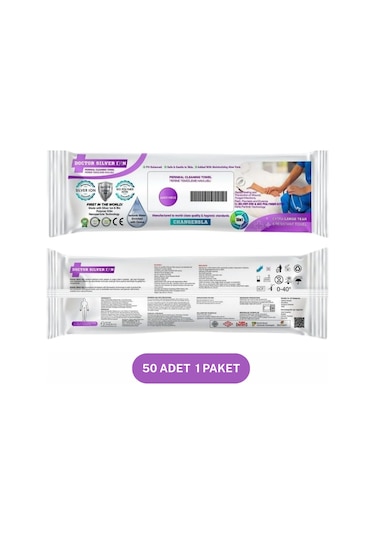 Gümüş iyon & Biyopolimer Kitin Teknolojili 50'li Perine Temizleme