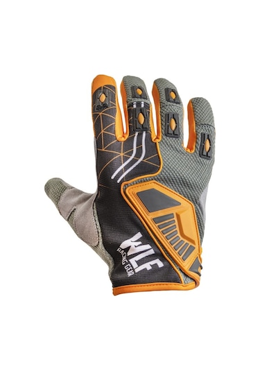 Wlf Racing MX Eldiven Gri - Turuncu