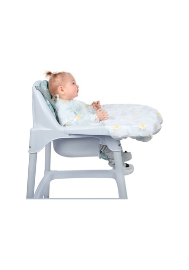 Sevi Bebe 264 5'li Kullan At Kollu Mama Sandalyesi Önlüğü Beyaz