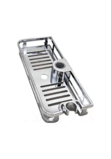 Konesam Yüksek Kaliteli Abs Ve Aluminyum Duş Rafı, Kolay Kurulum, Su Akışı Delikli, Sabit Tutucu, Duş Gereçlerini Saklama, Temizliği Kolay Diğer