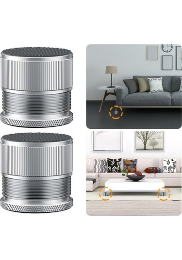 Besthome1 2 Adet Suntek Kanepe Masa Yükselticileri Çamaşır Gümüş Gümüş