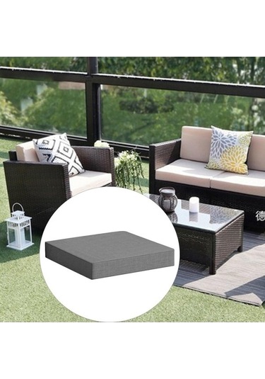 Flybuy İç Mekan-dış Mekan Koltuk Battaniyesi, Bahçe Sandalye Pedleri, Açık-gri Ty, Suntek Minder, Dayanıklı Ve Yumuşak, Kullanışlı Kılıf, 40x40x5cm Açık Gri