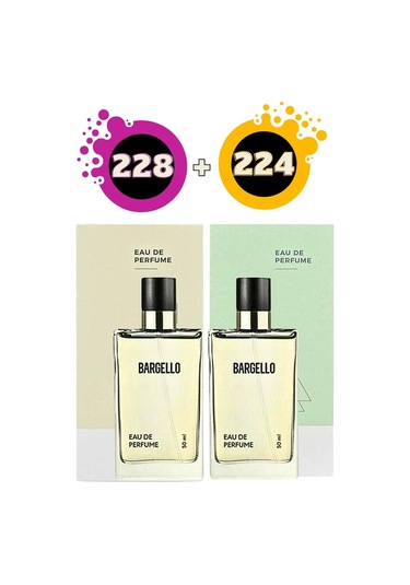Bargello 228 Oriental Kadın Parfüm EDP 50 ML+ 224 Floral Unisex Parfüm EDP 50 ML