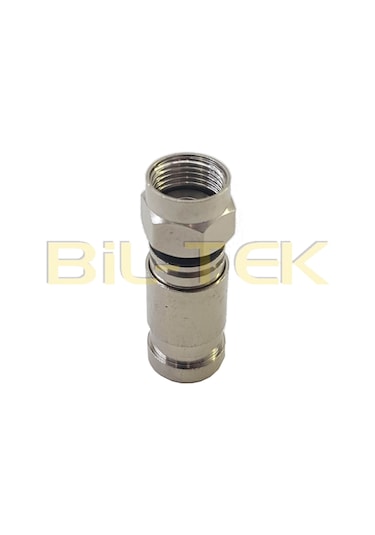 Rg6 Sıkmalı F Konnektör - 10 Adet