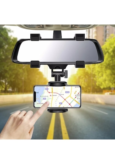 Carub Araç Telefon Tutucu Dikiz Aynası Navigasyon Telefon Tutucu