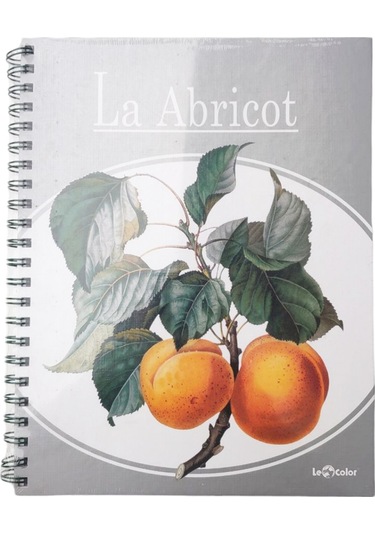 Le Color Meyveli 2+1 Kareli & Çizgili Spiralli Defter - 2 Adet