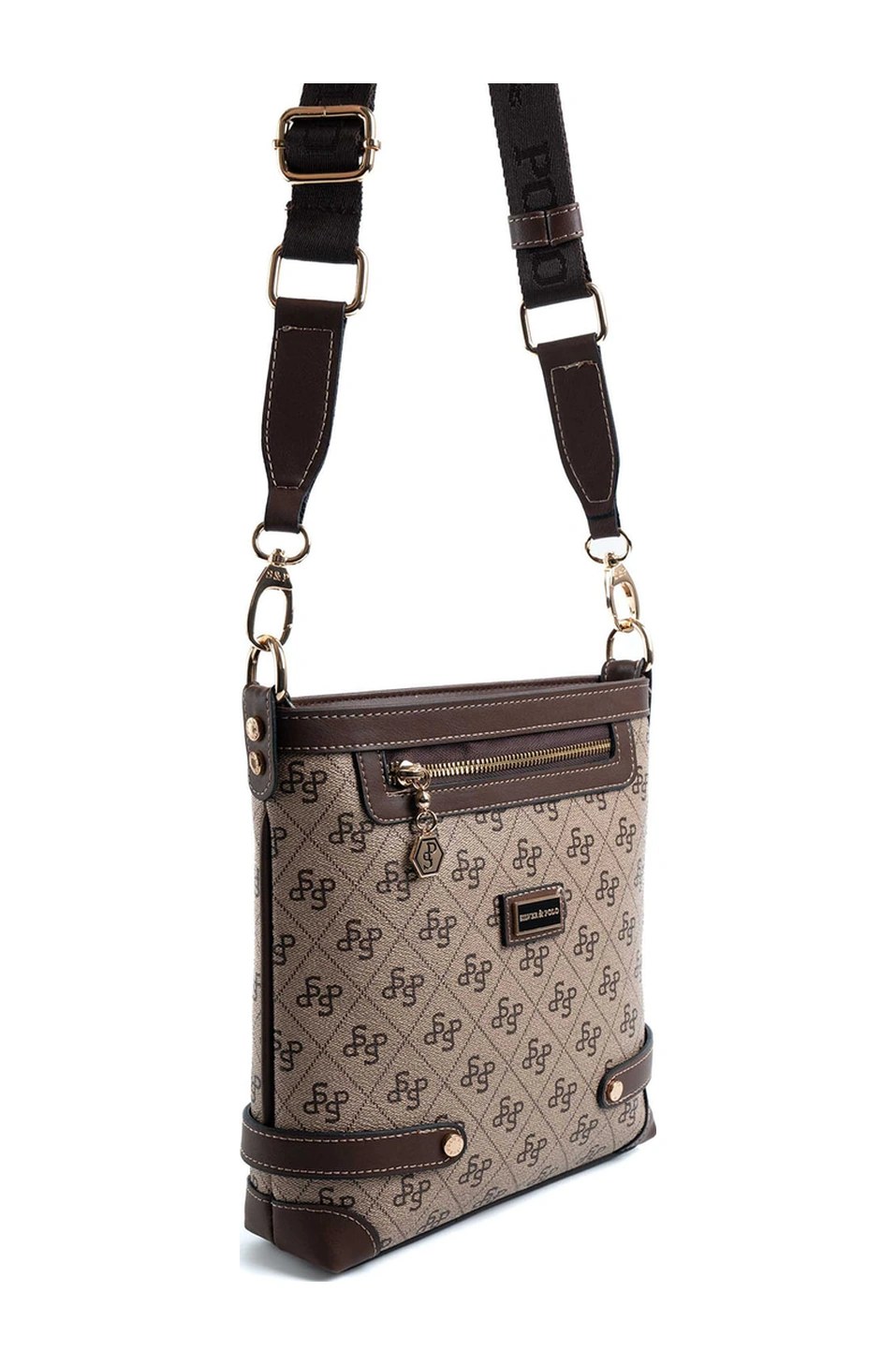 Silver Polo Kadın Çapraz Çanta 1120 Koyu Bej