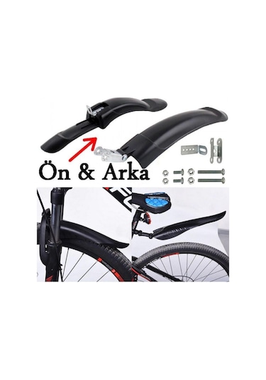 Xlc Çocuk Bisiklet Çamurluk Seti 16"& 20" Siyah