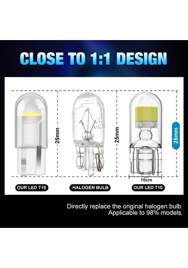 Mavi 2 Adet Yeni T10 Led Ampul W5w Safir Cob Sürücüsüz Led Kama Ampul 168 194 Led 5w5 Araç İç Dome Okuma Lambası Süper Parlak 12 V Araba Işık 6000 K Mavi 2 Adet Yeni T10 Led Ampul W5w Safir Cob Sürücüsüz Led Kama Ampul 168 194 Led 5w5 Araç İç Dome Okuma Lambası Süper Parlak 12 V Araba Işık 6000 K
