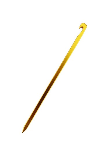 Xindoker Hava Uçak Alüminyum Çerçeve, 16cm Ultra Hafif, Dört Yüzlü Zemin Çivi, Çadır Sabitlenmesi İçin Güçlü Tutucu Altın