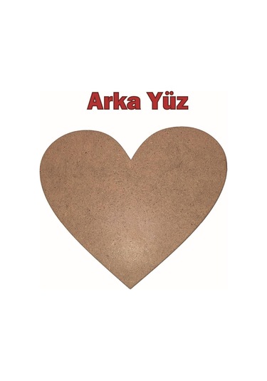 Kalpli Ahşap Bardak Altlığı 2 Lı Set Sevgililere Bardak Altlığı S Kahverengi