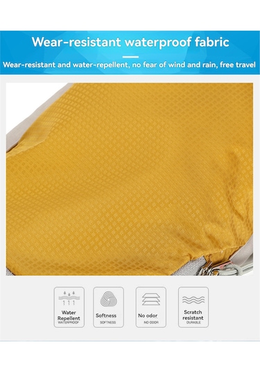 Reedark Siyah Dışarıda Spor Çantası: Yürüyüş, Bisiklet, Maraton İçin Hafif, Yansıtıcı, Su Geçirmez Çift Omuzlu Çanta Siyah