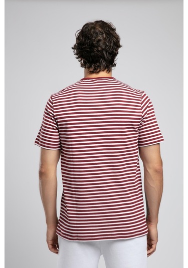 Lee Cooper Skyler Erkek %100 Pamuk O Yaka T-shirt-21634 Beyaz