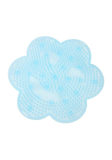 Homyl Ayak Masajı Pedi Kaymaz Vantuz Banyo Için Mavi