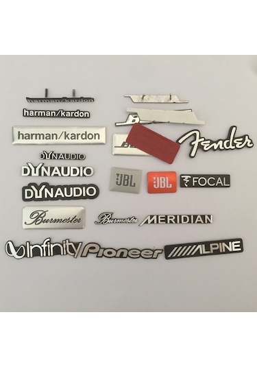 Odak-10 Adet-5 Adet 10 Adet Harman/kardon Merıdıan Dynaudio Odak Çamurluk Hi-fi  Ses  Rozeti Stereo Ambl