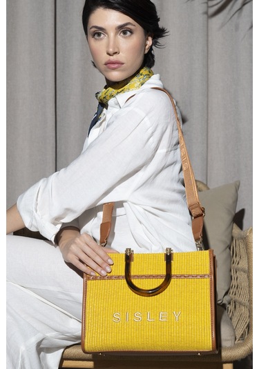 Sisley Kadın El Çantası C.sly 109 Sarı