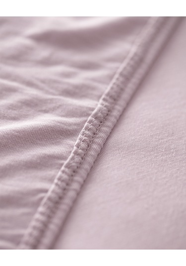 Belle Tek Kişilik Plus Lastikli Bambu Çarşaf - Açık Mürdüm 8684427048917 Çok Renkli