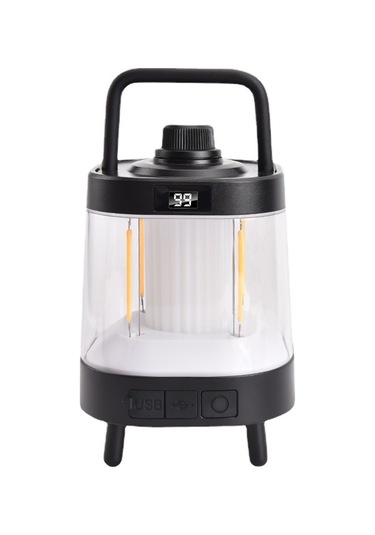 Yuntech01 Siyah Usb Çıkışlı 4000mah Li-poly Bataryalı, Sürekli Parlaklık Ayarlı, 360 Yumuşak Aydınlatma, Mosquitoya Dayanıklı, Tahta/süspansiyon Kullanımı, Çadır, Manav, Ev İçin Taşınabilir Fener Çok Renkli