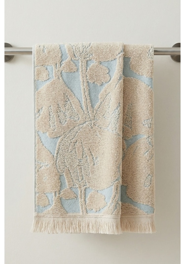 Flow Mavi El Havlusu - 50x90 Cm, 230gr, %100 Pamuk Mavi