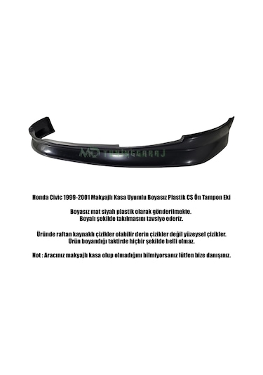 Honda Civic 99-01 Makyajlı Kasa Uyumlu Boyasız Plastik Cs Ön Ek