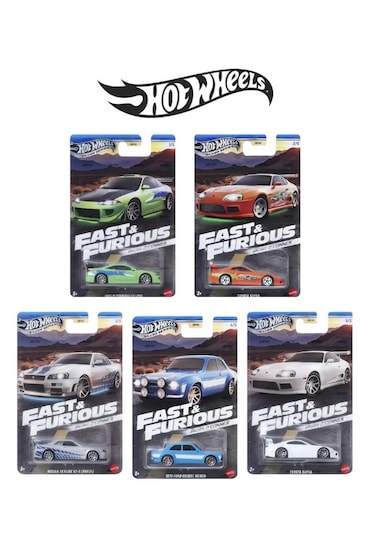 Hot Wheels 2024 Fast & Furious Brian O'conner Series Set 5li