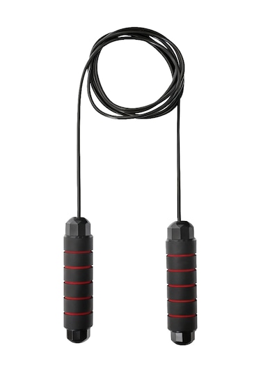 Zerogym Jp04 Rulmanlı Atlama İpi Siyah Kırmızı