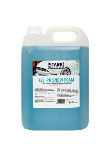Stark T26 Ph Snow Foam Ph Nötr Yıkama Köpüğü 5 Lt