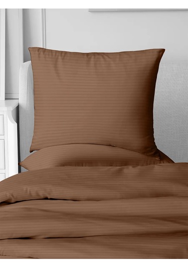 Loveme Yastık Kılıfları 70x70 Cm - 2 Adet, Poplin 271625244 Açık Kahverengi