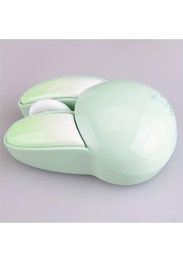 Besthome1 Kablosuz Sessiz Pippi Tavşan Fare Füme Rengi Diğer