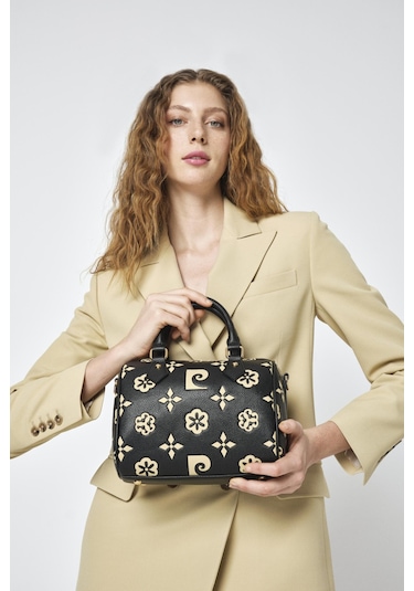 Pierre Cardin 05pc25y10509 Kadın Omuz & Kol Çantası Siyah Büyük Monogram