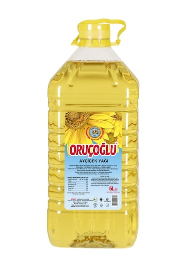 Ayçiçek Yağı Pet 5 Lt