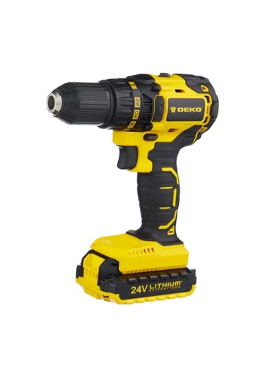Deko STN 24V 5 Ah Li-ion Çift Akülü Darbesiz Matkap Vidalama