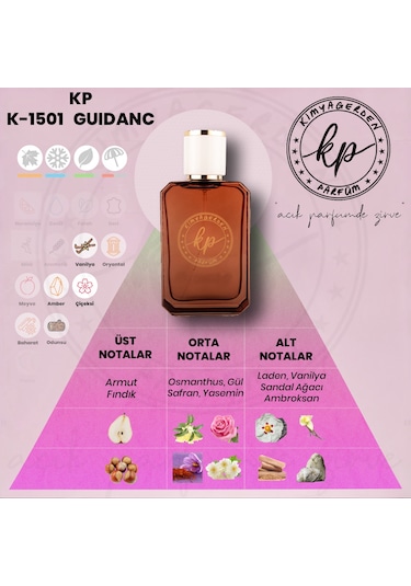 Kimyagerden K-1501 Kadın Parfüm EDP 50 ML