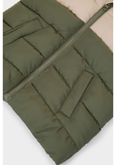 Defacto Erkek Bebek Su Geçirmez Polar Astarlı Şişme Yelek A2848a525aukh82 Haki