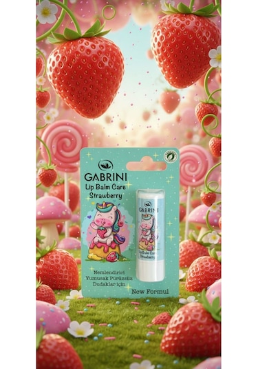 Kids Lip Balm Care Strawberry