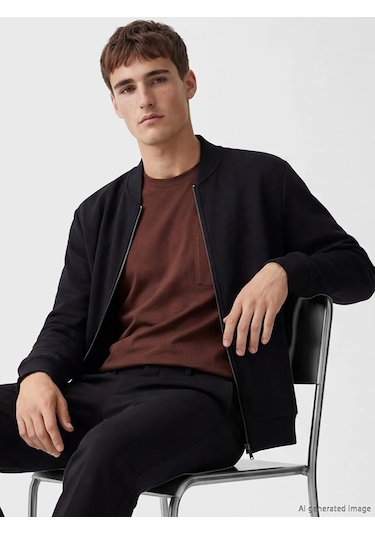 Lc Waikiki Antrasit Dik Yaka Erkek Fermuarlı Sweatshirt