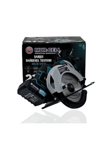 Mur-Cell MUR-5931 Profesyonel Lazerli 21V 4.0AH Sunta Kesme Daire Testere Makinesi