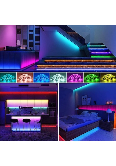 5050 Rgbw 24 Tuşlu Uzaktan Kumanda Led Ws2812 Bluetooth Led Şerit Işık Neon Gece Esports Odalarında Bilgisayar Şerit Led 56669677