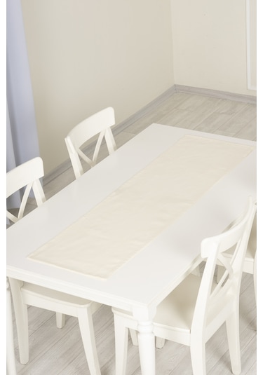 Runner Masa Örtüsü Ekru