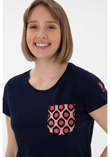 U.S. Polo Assn. Kadın Lacivert Bisiklet Yaka Tişört 50305832-VR033 U.S. Polo Assn. Kadın Lacivert Bisiklet Yaka Tişört 50305832-VR033