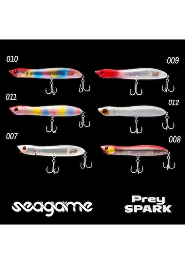 Seagame Prey Spark 135f 26g Bone Maket Balık