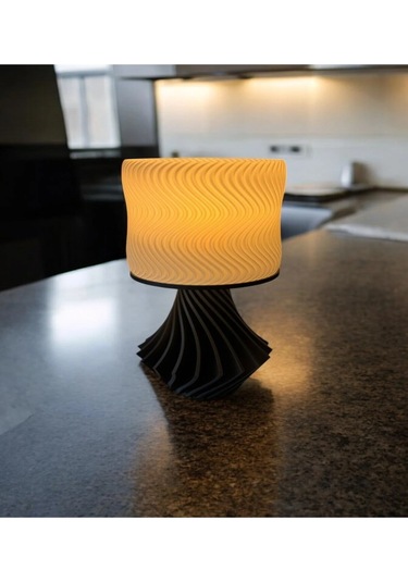 Elegance Tasarım 3d , Ev Dekorasyon , Bohem , Vintage , Dekoratif Abajur - Siyah Çok Renkli