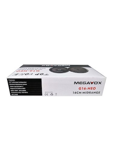 Megavox G16 Neo 600 Watt 100 Rms Slim Mıdrange Anfi uyumlu