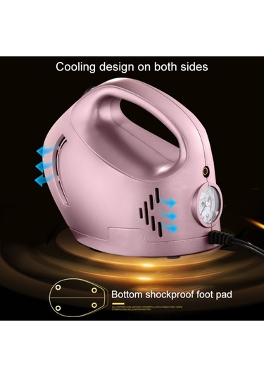 Sones Dc 12v 100w Dörtü Bir Arada Taşınabilir Araç Lastiği Pompası Şişme Pompa Beyaz