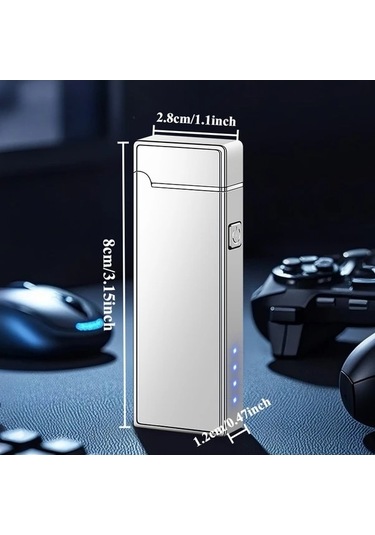 Trendooze Renkli Şarj Edilebilir Rüzgara Dayanıklı Çift Arklı Kamp Çakmağı Acil Durum Sinyalleri Çok Renkli Çok Renkli