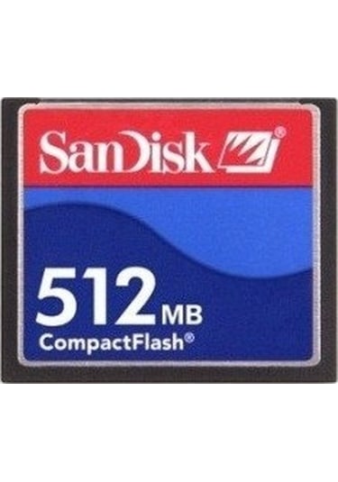 Sandisk 512 MB Cf Compact Flash Hafıza Kartı Cnc Makine Kartı