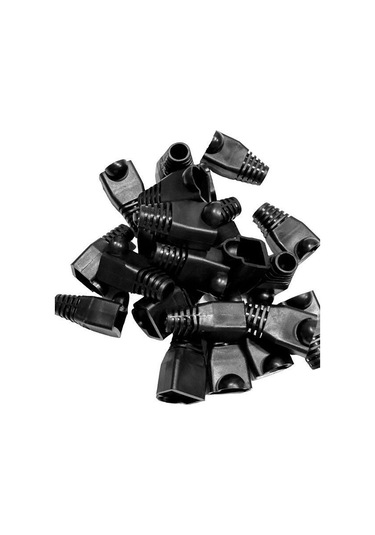 Siyah Rj45 Kılıf Siyah Cat6 Kılıf Siyah Cat5 Kılıf 100 Adet