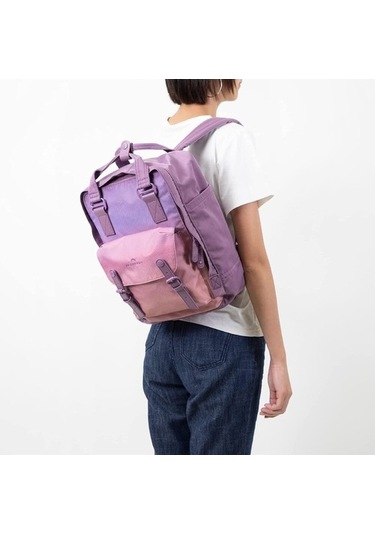 Gebibd 16l Sırt Çantası, Doughnut Macaroon Sky Series Sunset Renkli, Kadınlar Ve Erkekler İçin Uygun Siyah